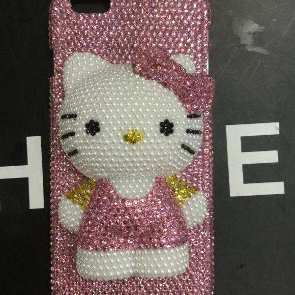 hello kitty rhinestone iphone case